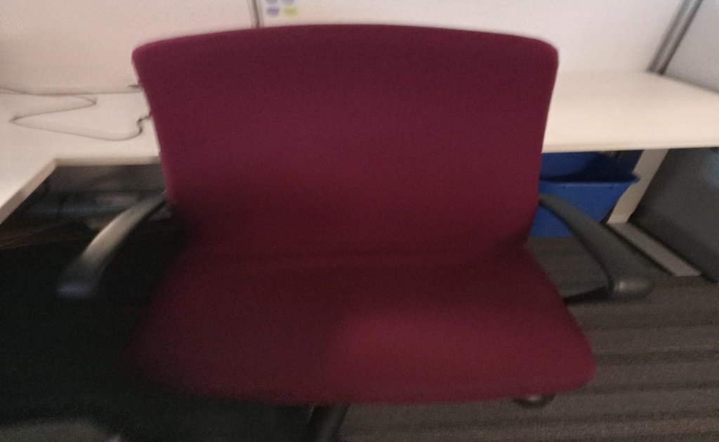Burgundy High Back Chair