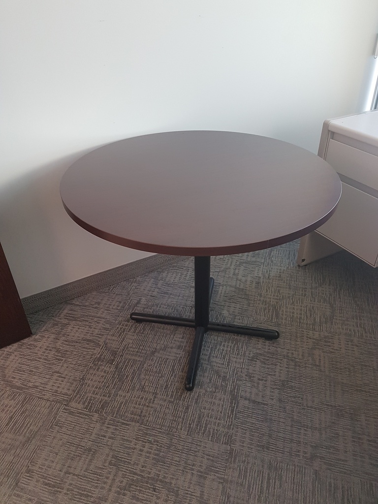 Round Table 36" (wood, metal)