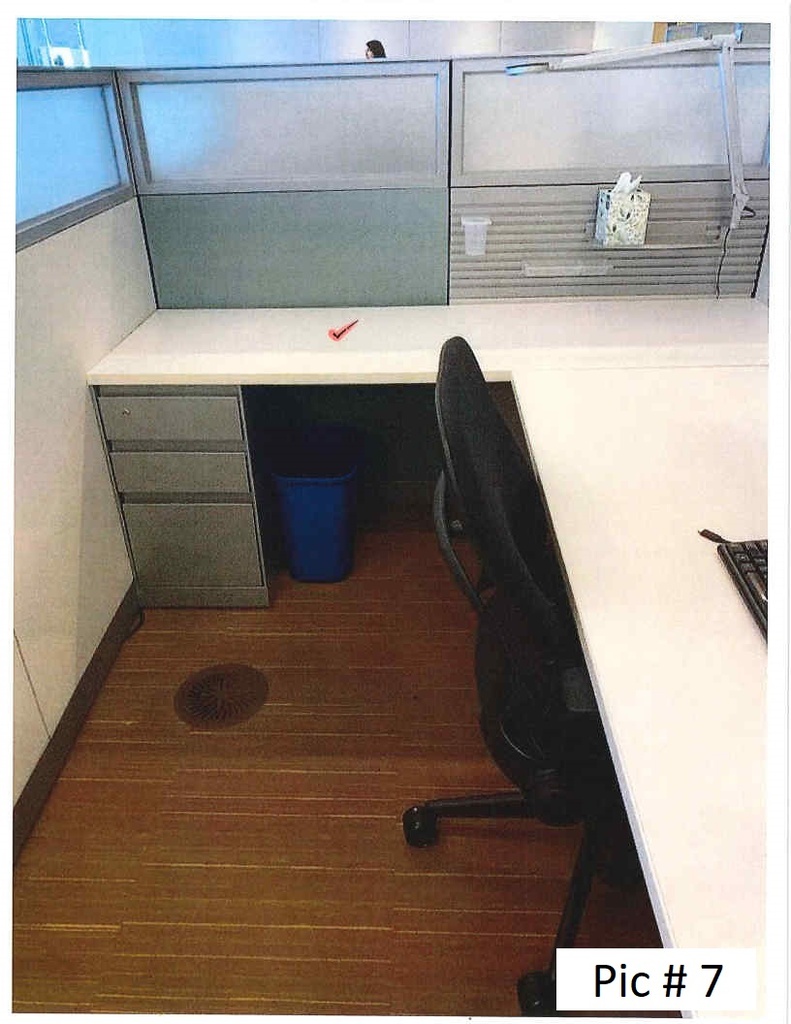 Desk - 1Ped/Drawer