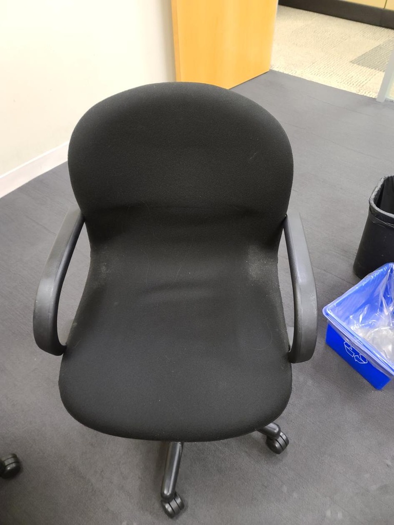 Black Task Chairs - With Arms