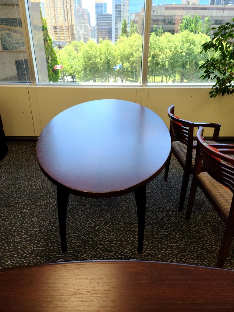 Oval table - Mahogany (60"-72")