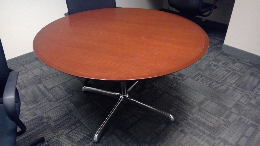 Brown Round Table