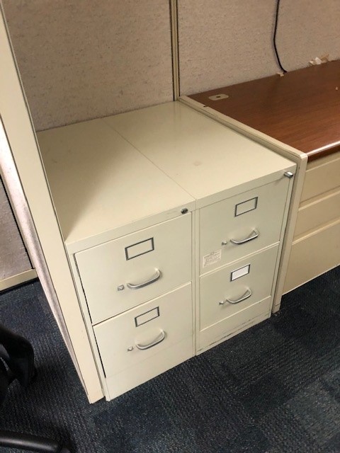 File cabinet, vertical, 2-drawer