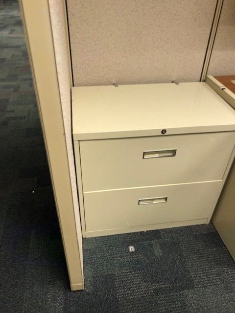 File cabinet, lateral, 2-drawer