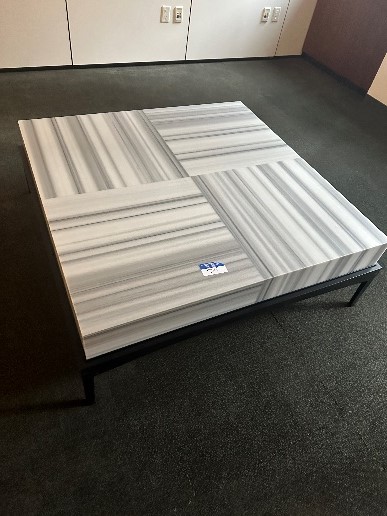 #59 marble table 48 x 48 x 16 