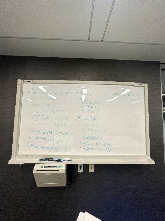 #70 - Panasonic smart board  mounted 5853UB68 x 40 x 7 