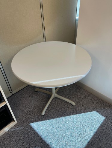 White Round Table