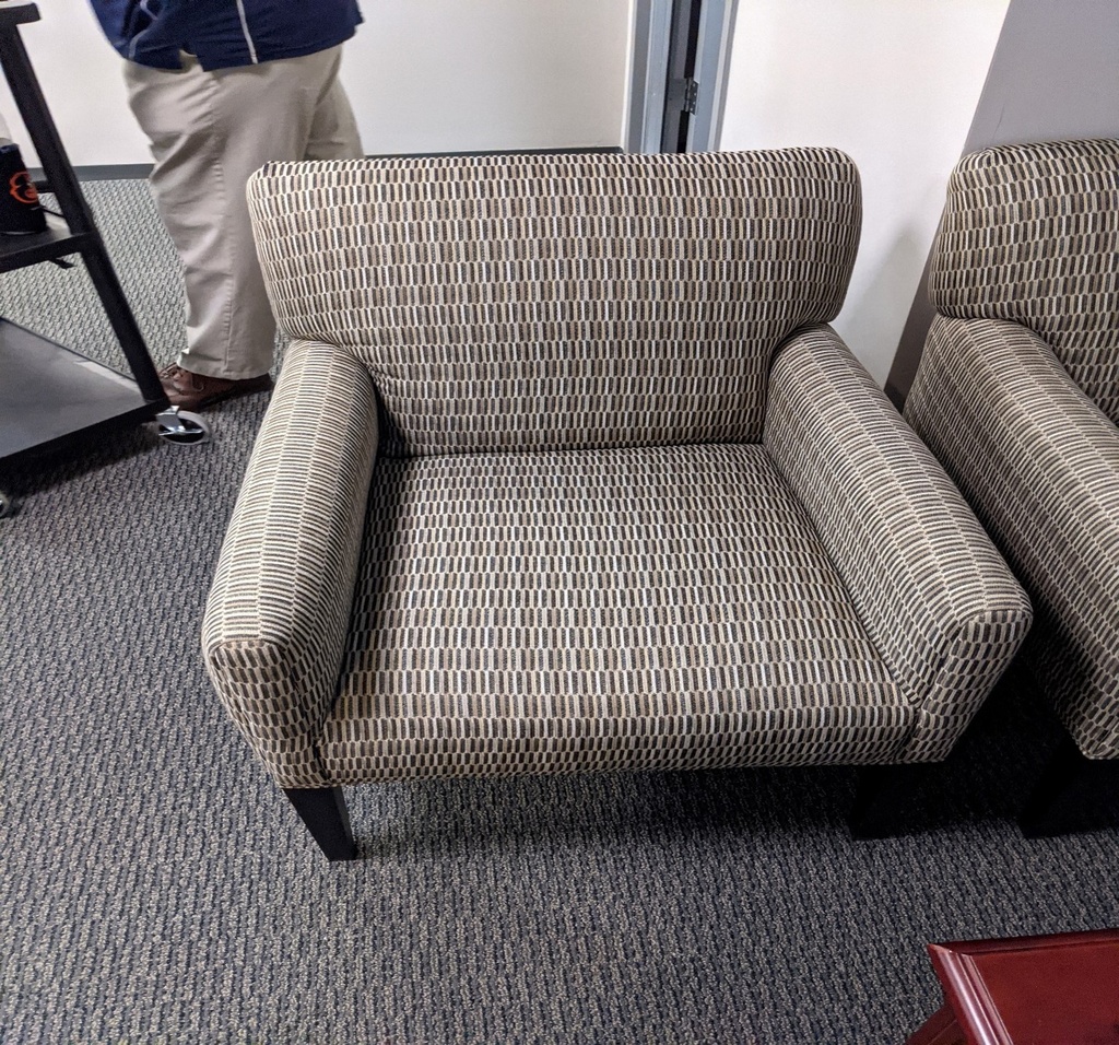 Patterned Lounge Chair