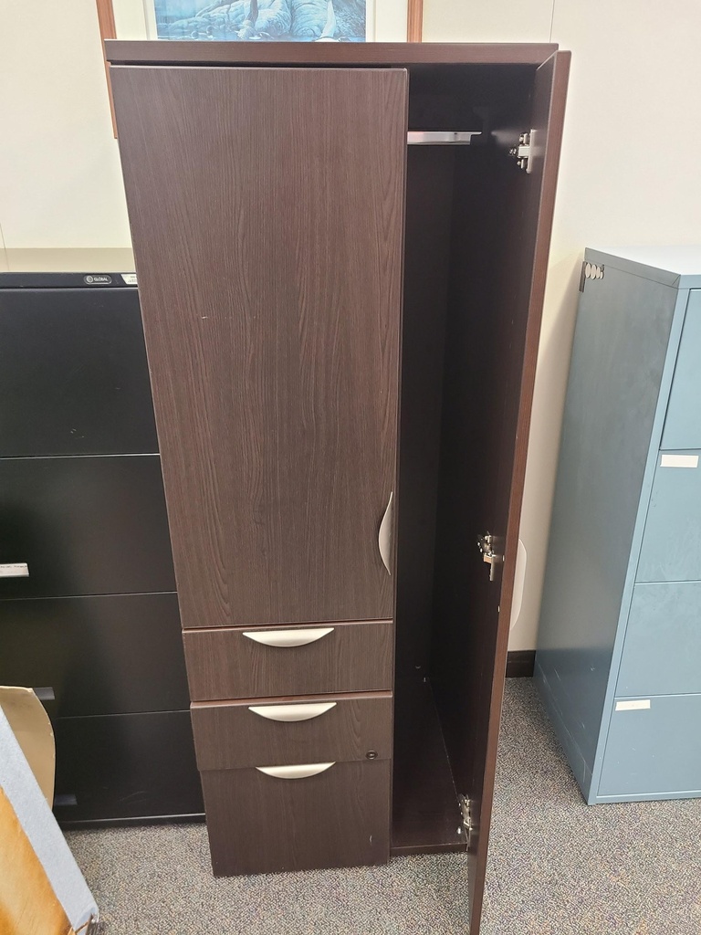 Wardrobe with drawers - 2' x 2' x 64" tall