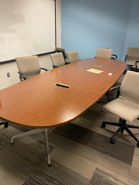 12' OVAL CONFERENCE TABLE