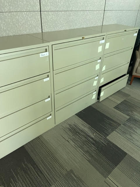 4' DRAWER FILING - 4 SHELVES