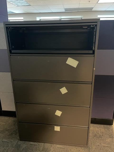  5 DRAWER FILE - DARK