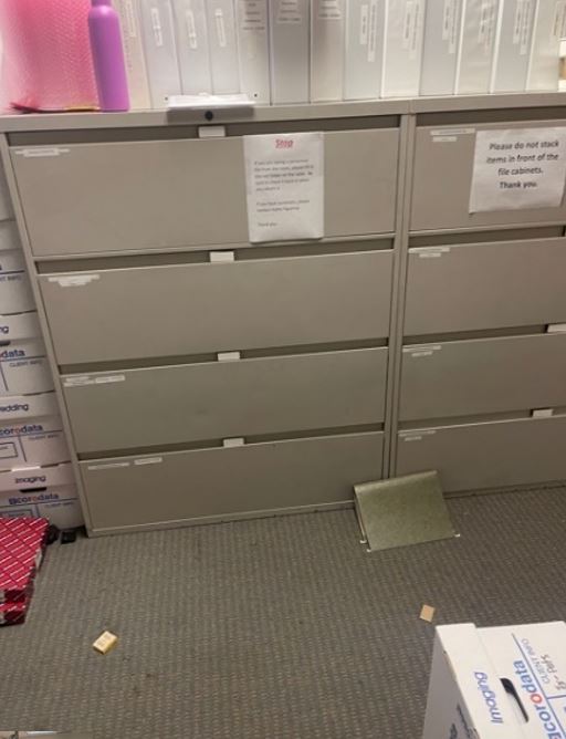 4-drawer Lateral File, Beige