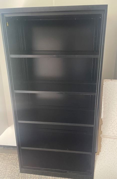 5-shelf Bookcase, Black