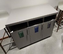 Trash/Recycling Credenza, 24" x 60"