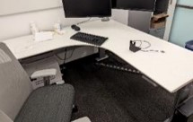 Desk, Corner, 66" x 66"