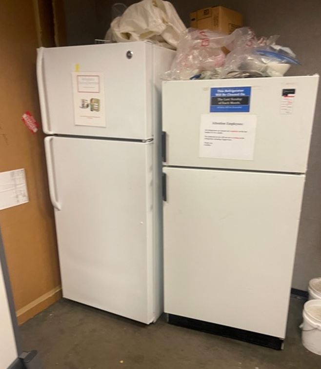Refrigerator (Right in pic)