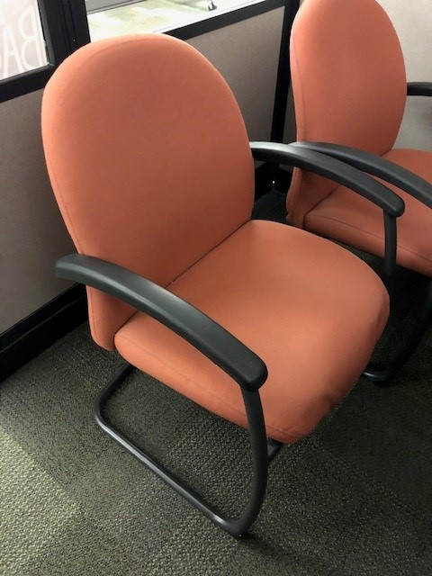 Orange Hayworth Desk Chair