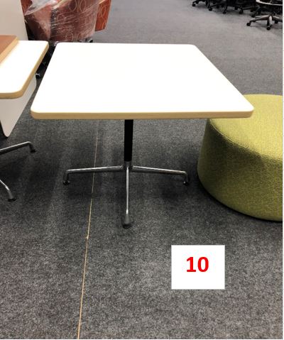 Four Sided Cafeteria Tables