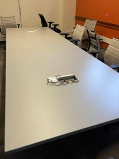 Conference Table - 2pc Top w/ 3 legs