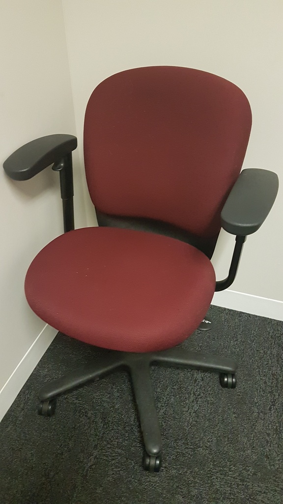 Task Chair - dark red