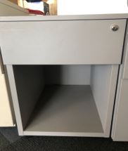 Pedestal, 1-drawer with cubby