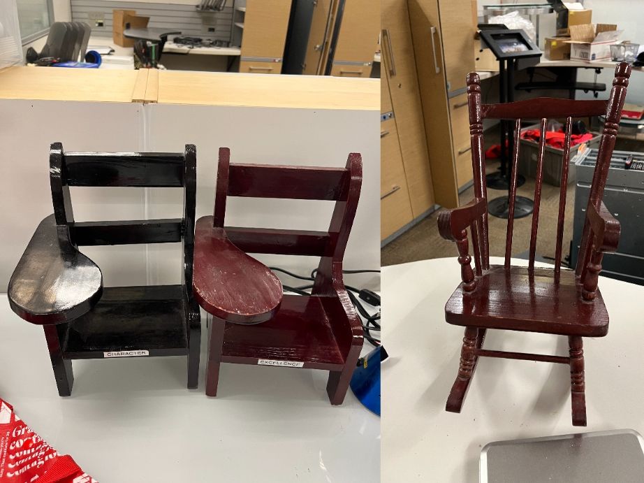 Small/doll chair, misc.