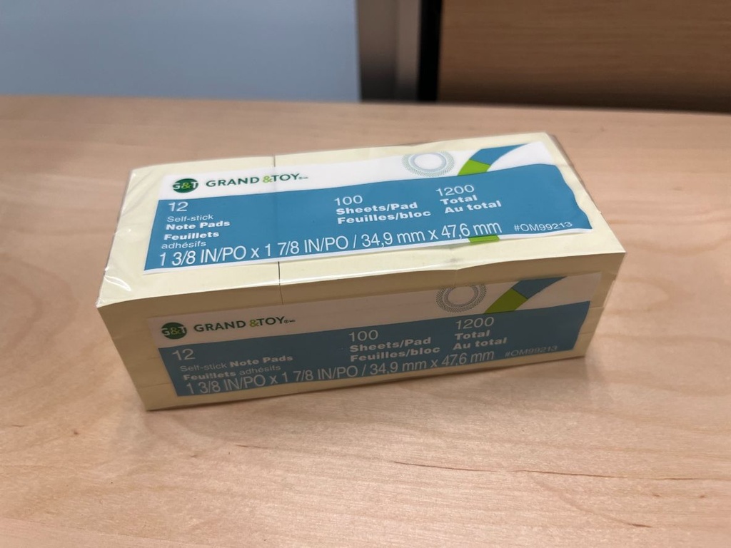Pack of sticky notes