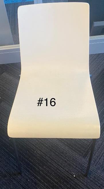 Chair - No Arms, white