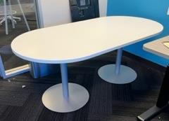 Meeting Table w/ Metal Disc Base / 36" x 72"