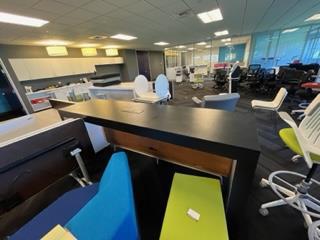 Wood Table / 24"D x 96"L x 42"H