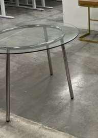 Round Glass Side Table