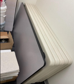 GRAY FOLDING TABLE 