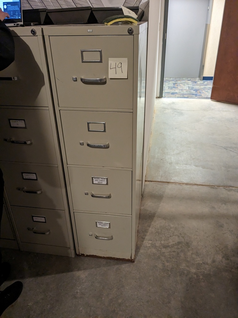 4-high metal vertical file