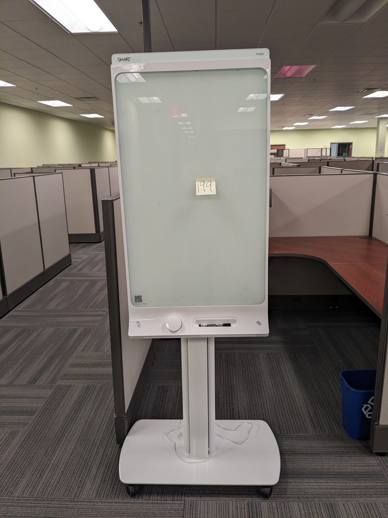 mobile glass smartboard (2'x2'x6')