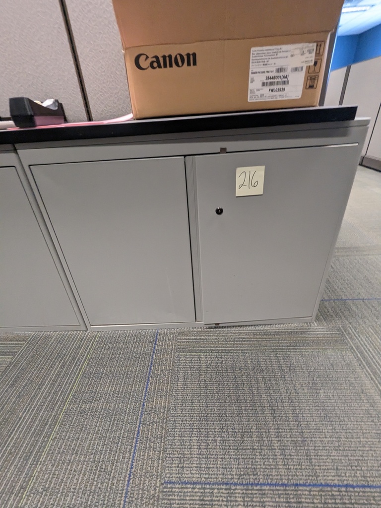 sliding door storage cabinets with laminate top across all