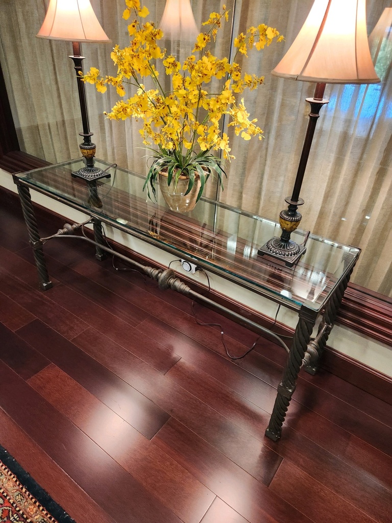 Glass Side Table