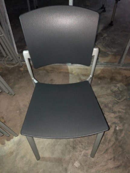 Armless Black Chair
