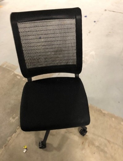 Steelcase Think Black Mesh Conference Chairs (no arms)