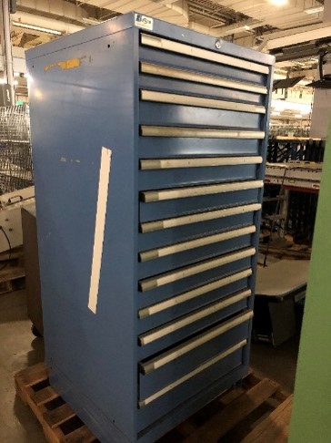 LISTA Blue 13 Drawer Toolbox