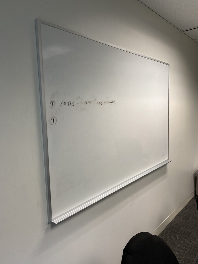 Whiteboard, wall-mounted