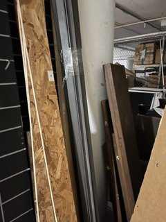 Bundle of 15 individual Wood trim pieces (Black) - 8' Long