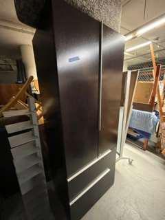 Wood Storage Cabinet/ 24"d X 30"w X 78"h