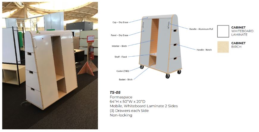 Formaspace Mobile Whiteboard