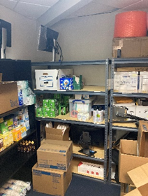 Tall Metal Shelving, 4x2x6'