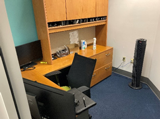 L-Shaped Desk, 60x24x30"