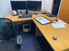 L-Shaped Desk, 63x32x30"