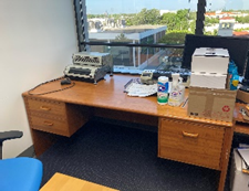 Wooden Desk, 72x36x27"