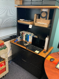 File Cabinet/Bookcase Combo, 43x26x66"