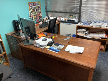 Wooden Desk, 72x30x30"